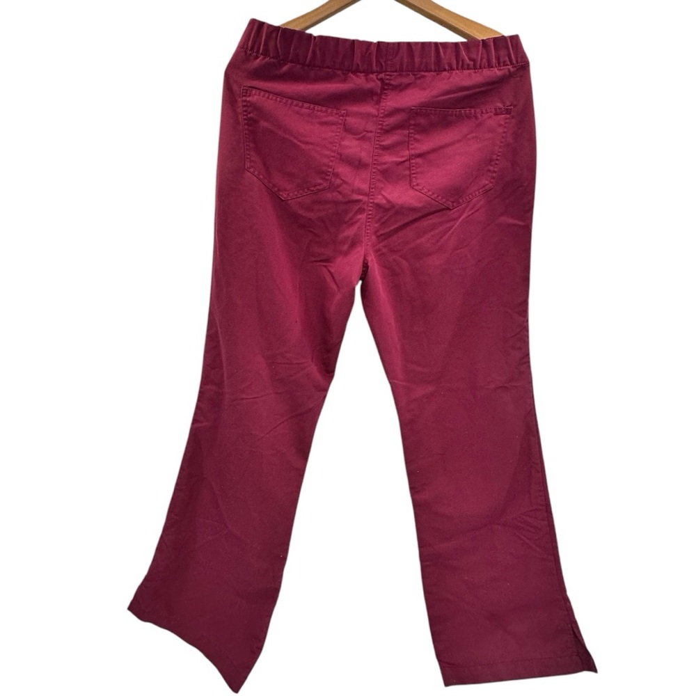 Dickies women’s maroon uniform Flared Pants